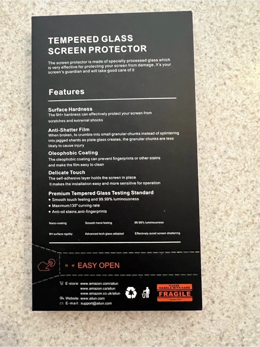 Ailun Tempered Glass Screen Protector for iPhone 13 Pro - 2 Pack